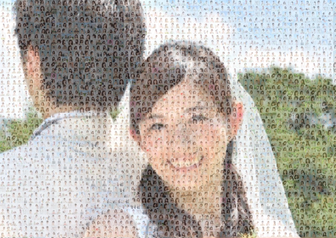 余興・プロフィールムービー（動画モザイク）